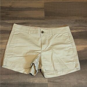 Old Navy Beige Fold-Cuff Women's Shorts Size 8